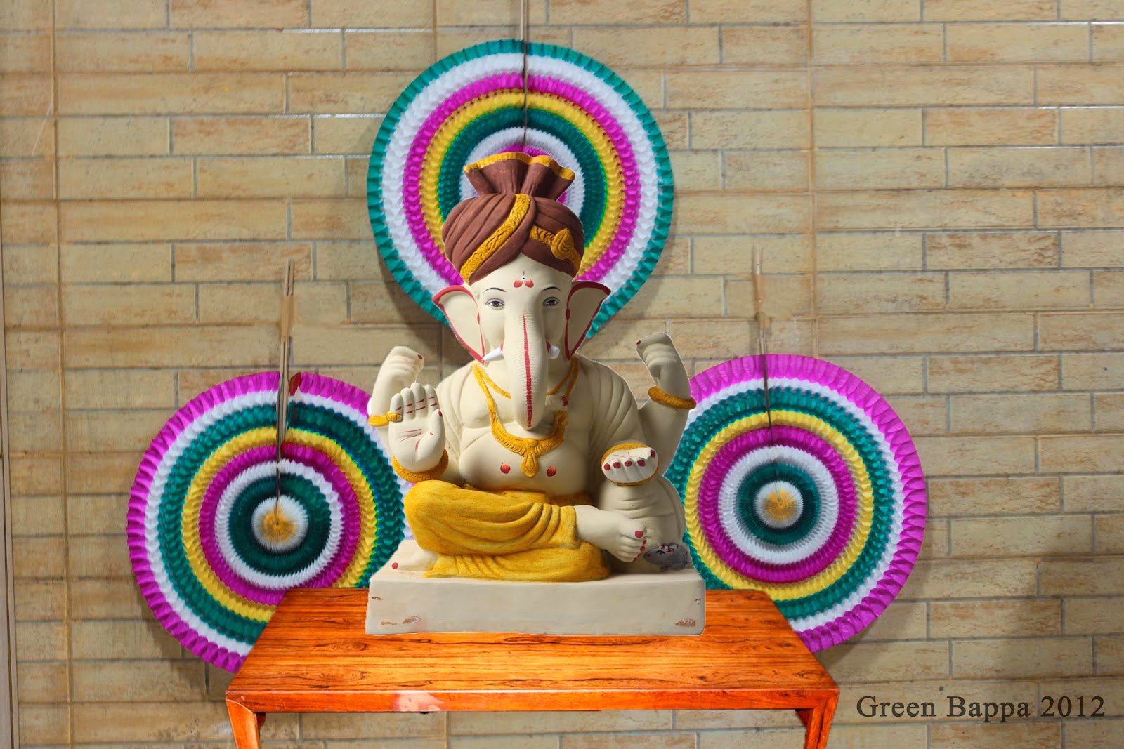 Green Bappa Campaign: Ganesha decoration ideas 1