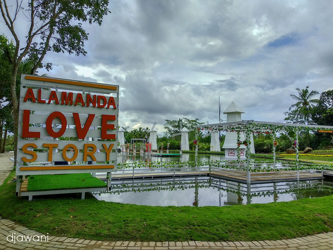 alamanda jogja flower garden, warna warni taman bunga kekinian di