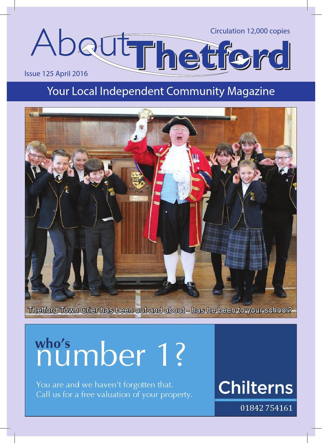 april 2016 about thetford magazine by terry jermy - issuu