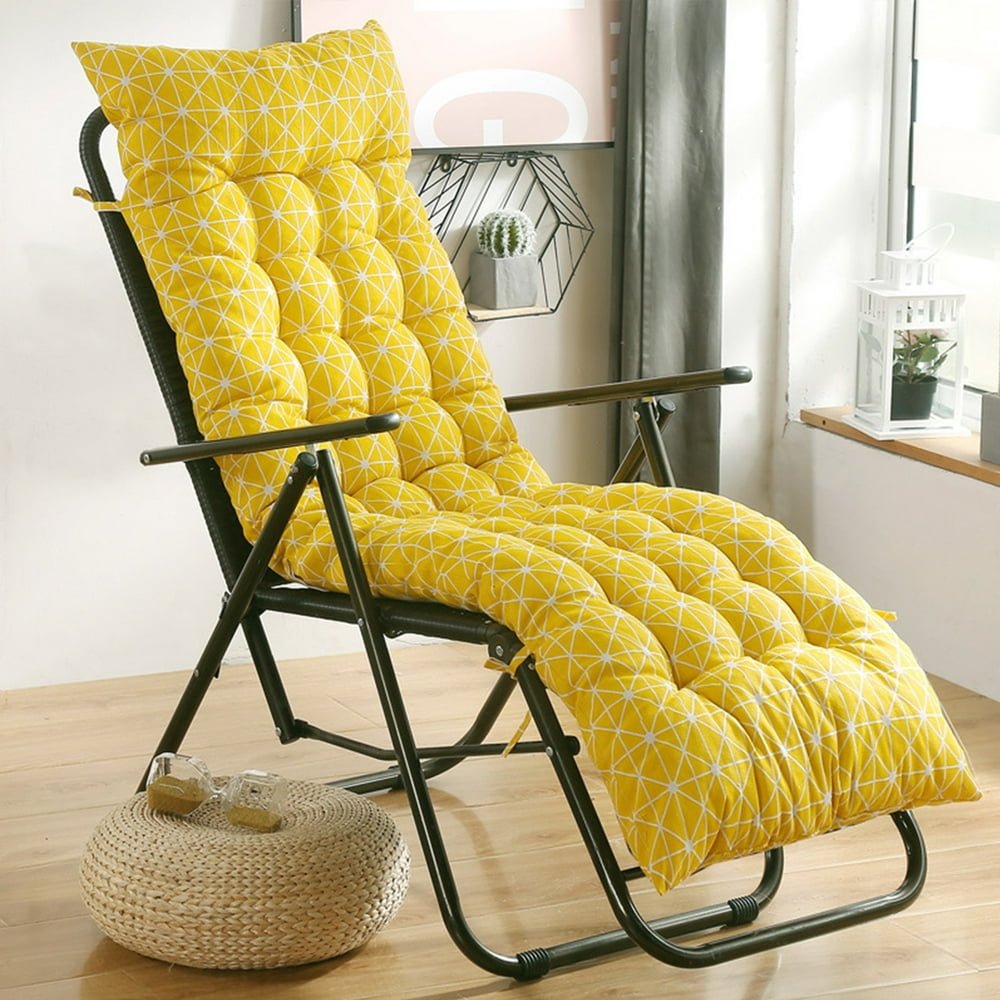 61" modern style chaise lounge cushion /bench cushion/rocking chair