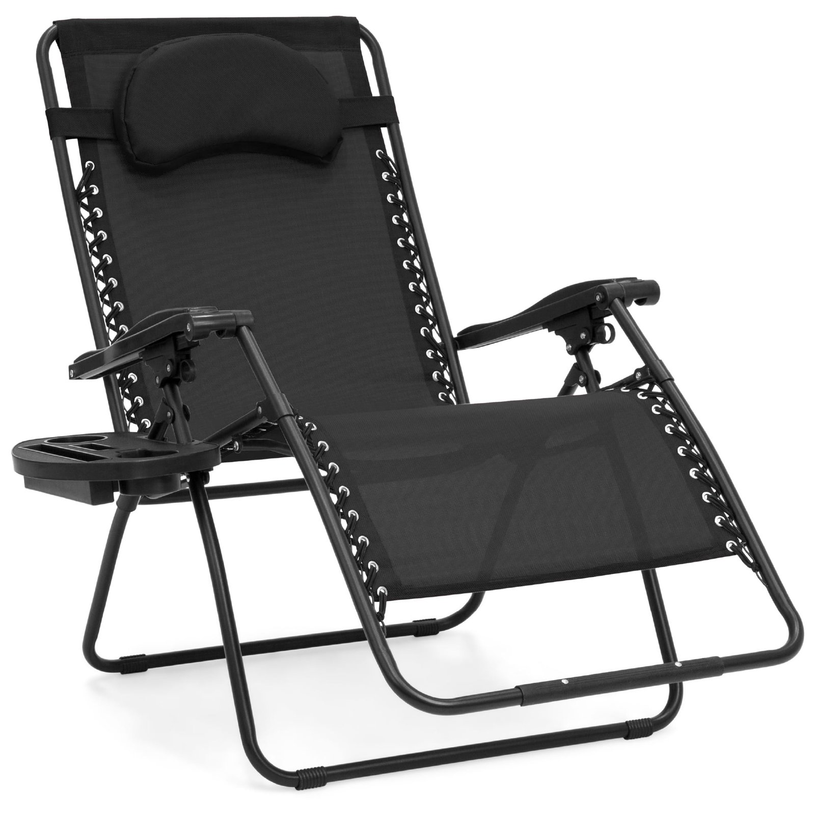 best choice products oversized folding zero gravity outdoor reclining
