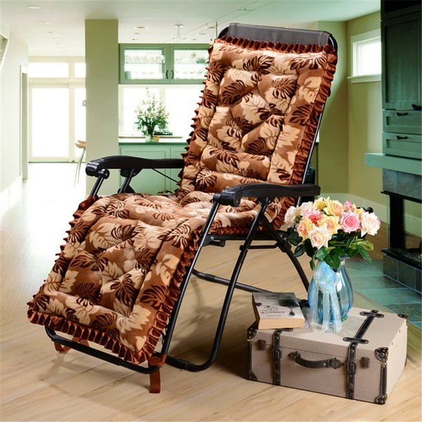 63/ 65inch garden patio recliner lounger bench cushion, chaise lounger