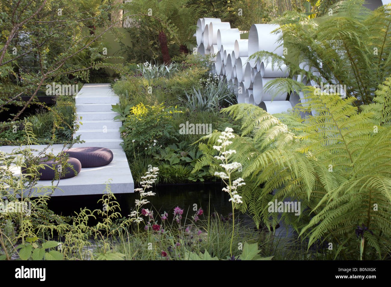 cancer research garden rhs chelsea flower show 2008 designed by andy