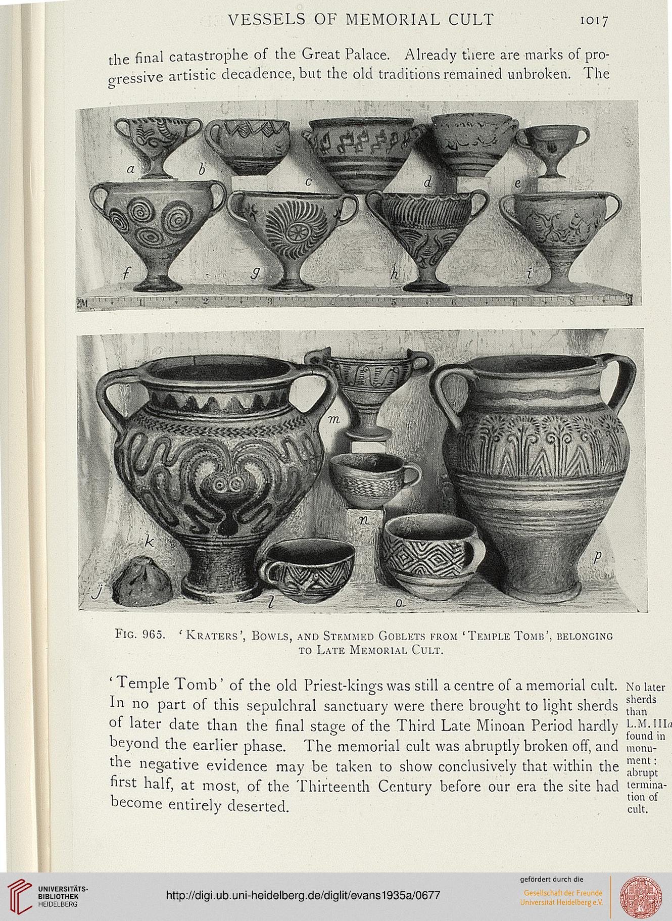 evans, arthur j.: the palace of minos: a comparative account of the