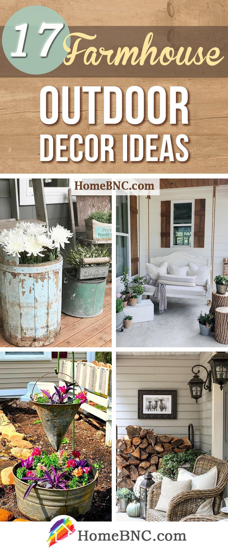 17 Best Farmhouse Outdoor Decor Ideas and Designs for 2020