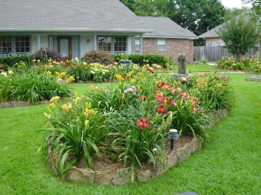 49 outdoor garden decor landscaping flower beds ideas - matchness