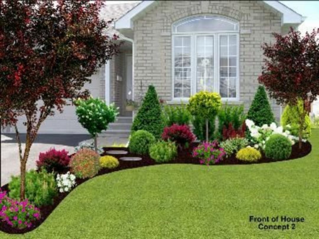 top backyard flower | outdoor ideas | front yard design, garden