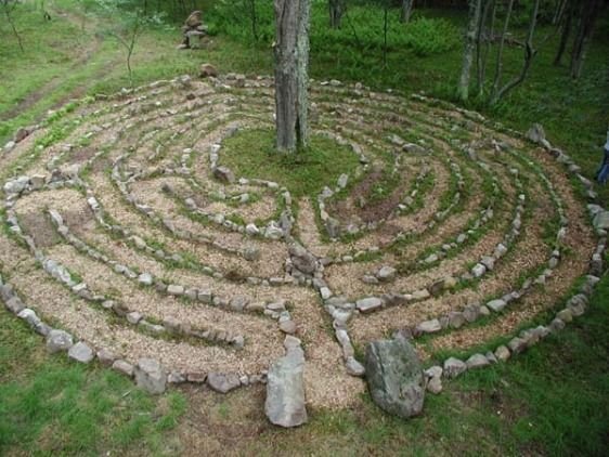 the santa rosa labyrinth | labyrinth garden, labyrinth design, labyrinth