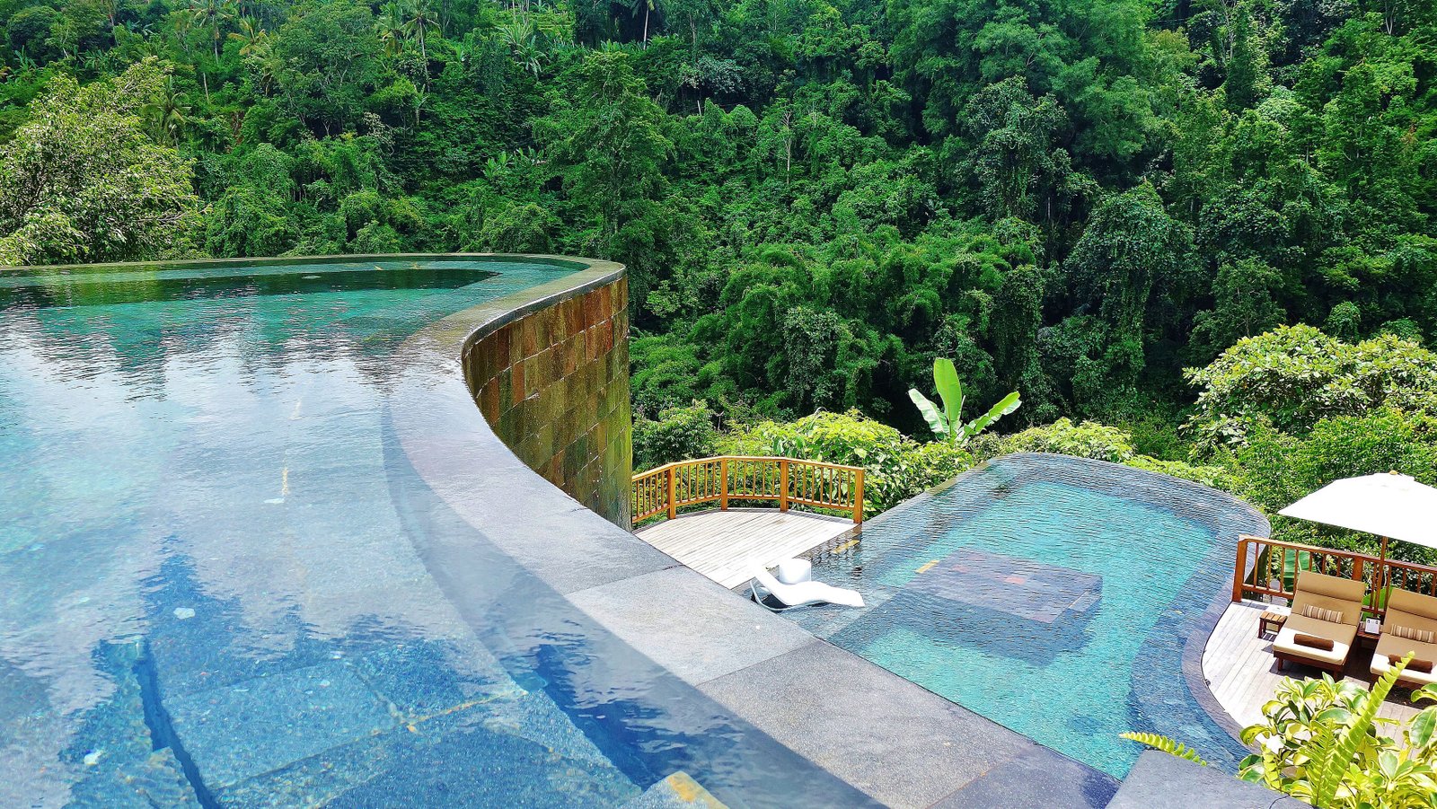 the world's best swimming pool at hanging gardens of bali | places