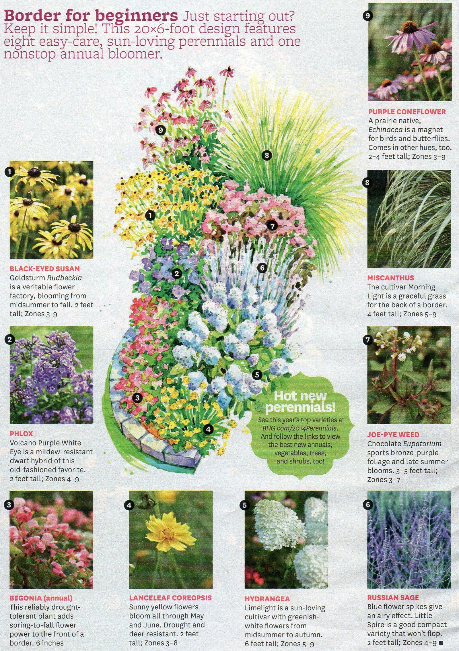 flower border (better homes and gardens, march 2014) | outdoor life