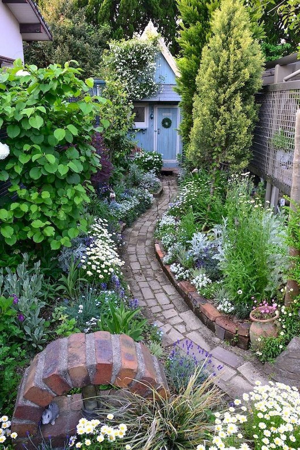 awesome 90 beautiful small cottage garden ideas for backyard