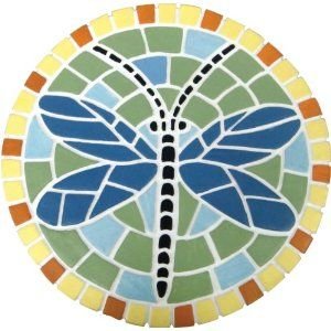 Mosaic Dragonfly Decorative Stepping Stone ~ http://www ...