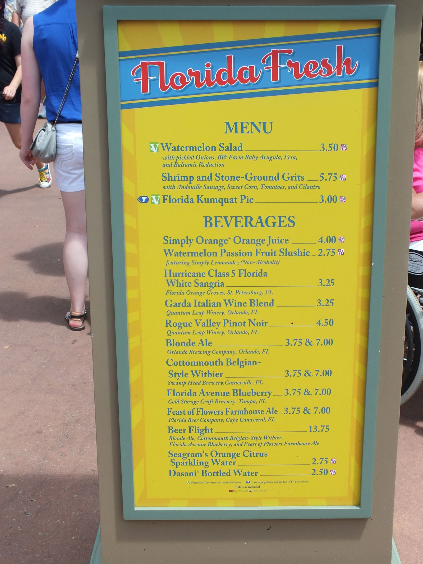 epcot flower & garden festival - food stand | easter in orlando 2014