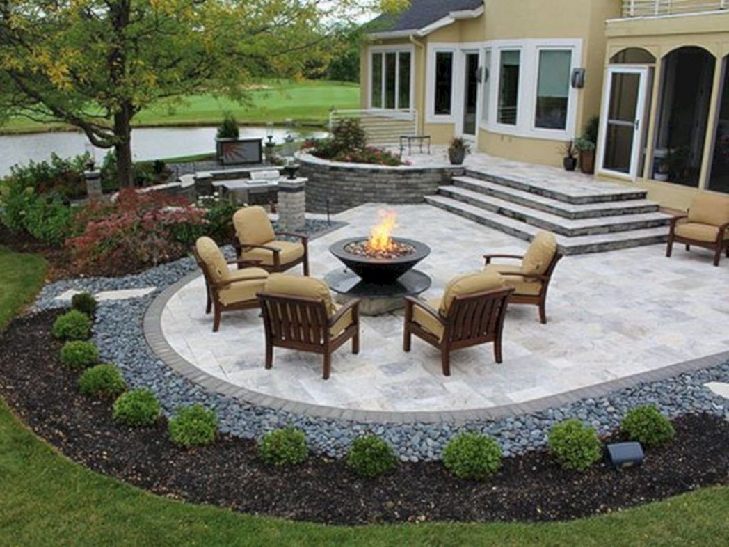 imposing stamped concrete backyard ideas | backyard patio, patio