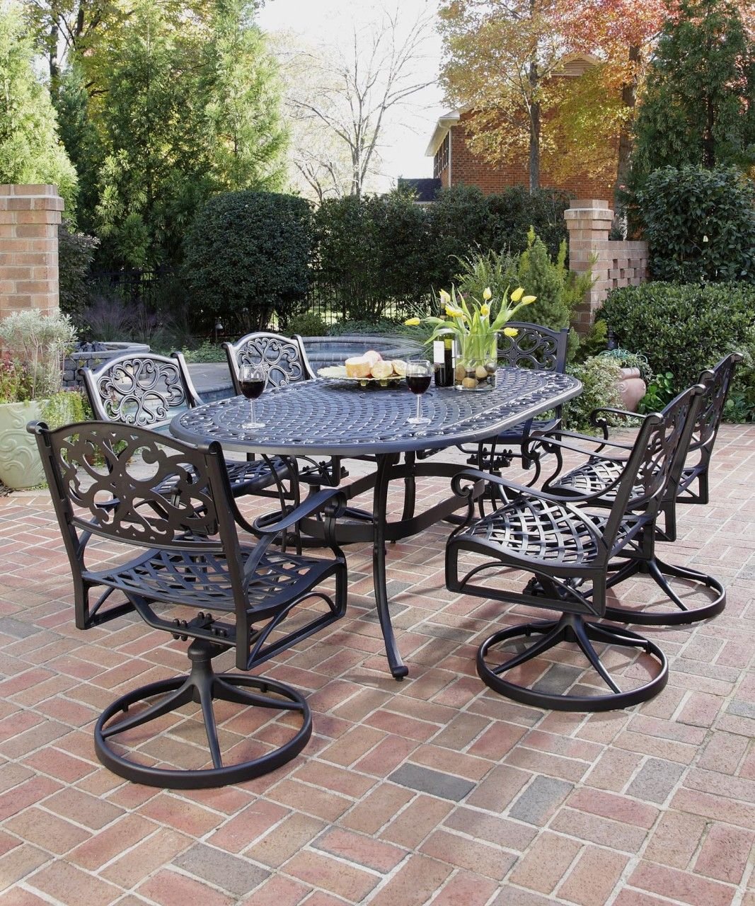 patio table and chairs at b and q | iron patio furniture, outdoor