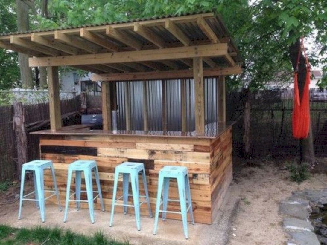 60 diy outdoor bar ideas for outdoor project - homefulies | diy outdoor