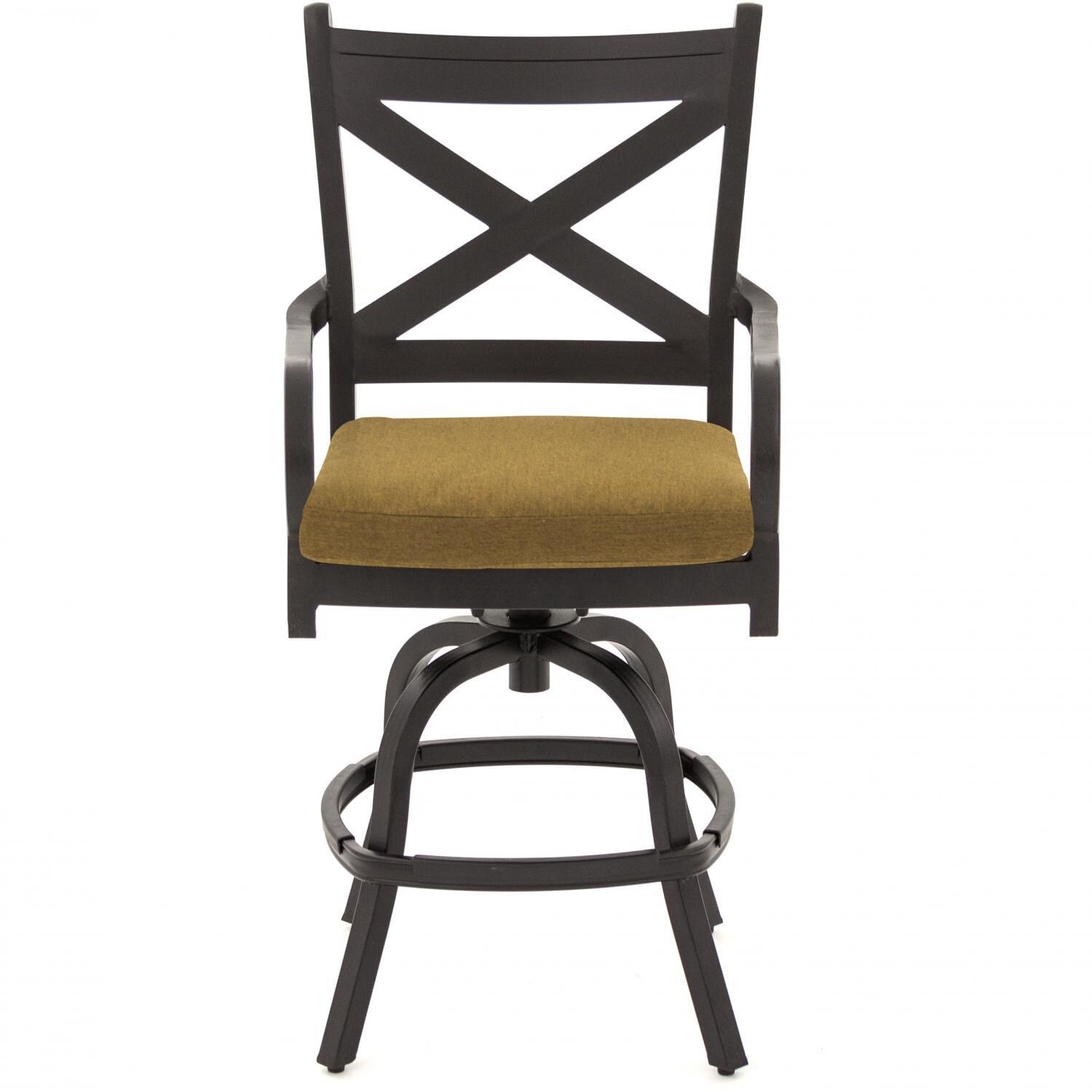 avondale aluminum patio counter height swivel bar stool by lakeview