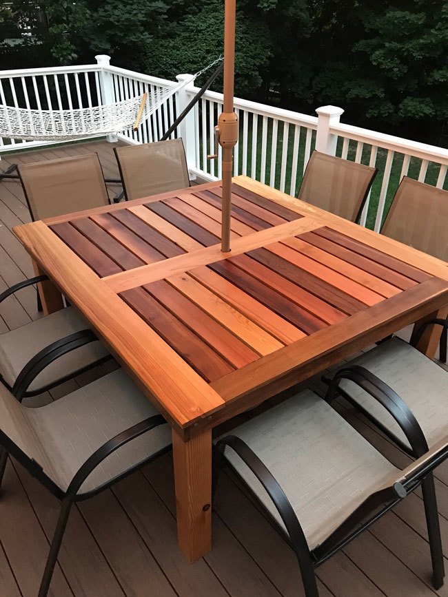 simple outdoor table | ana white