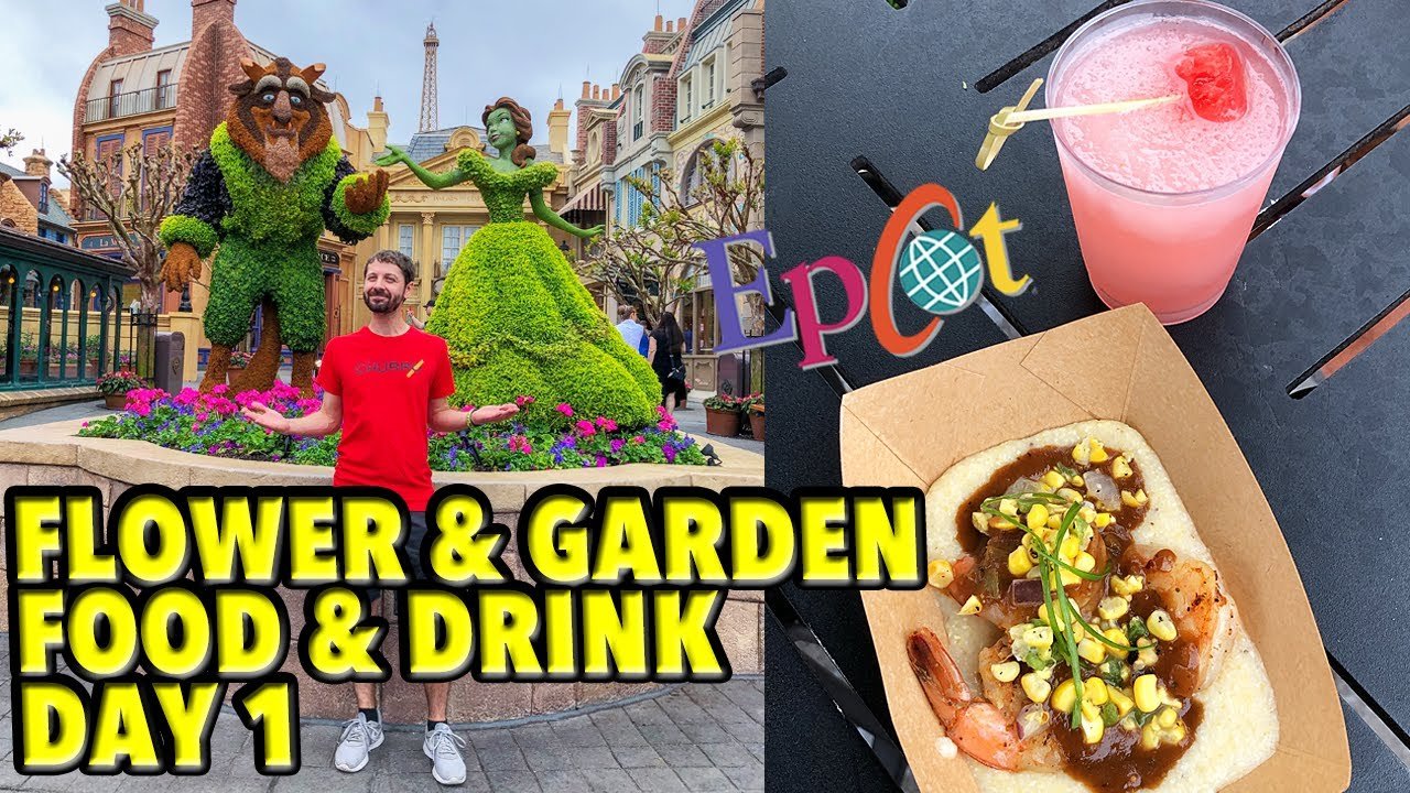 epcot flower & garden festival - eating & drinking all the things day 1!