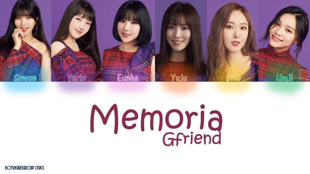 gfriend(여자친구) memoria colour coded lyrics(kan|rom|eng)