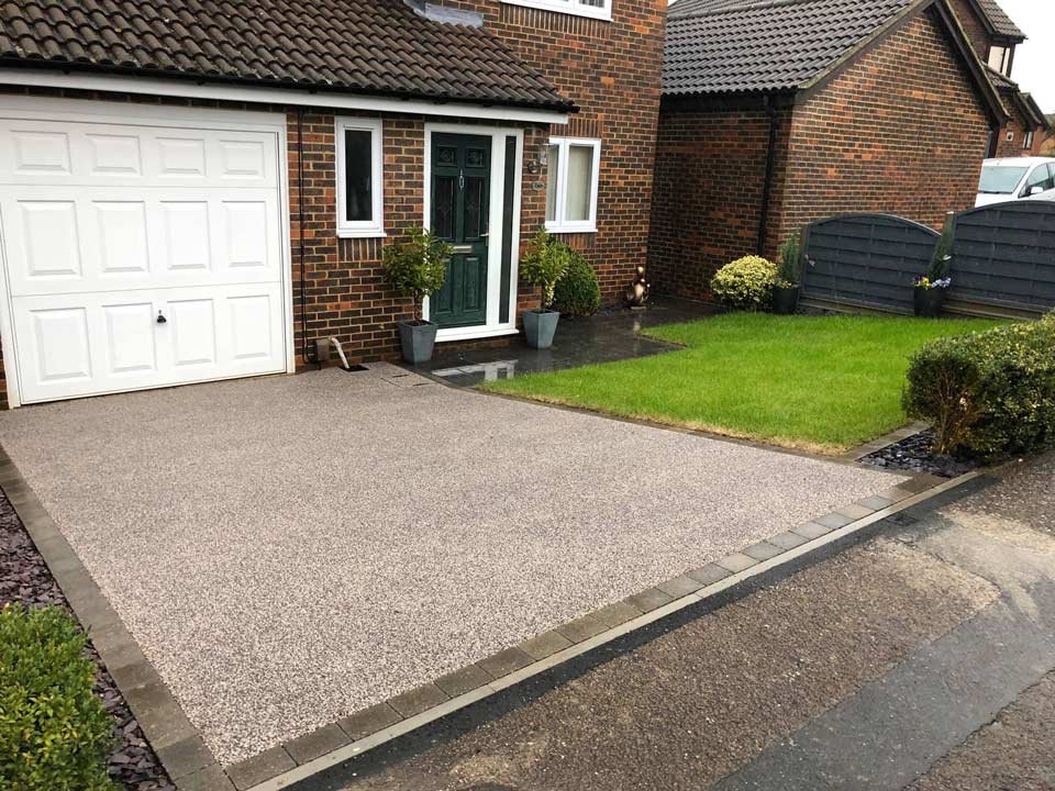 kettering | resin bound driveway and landscaping