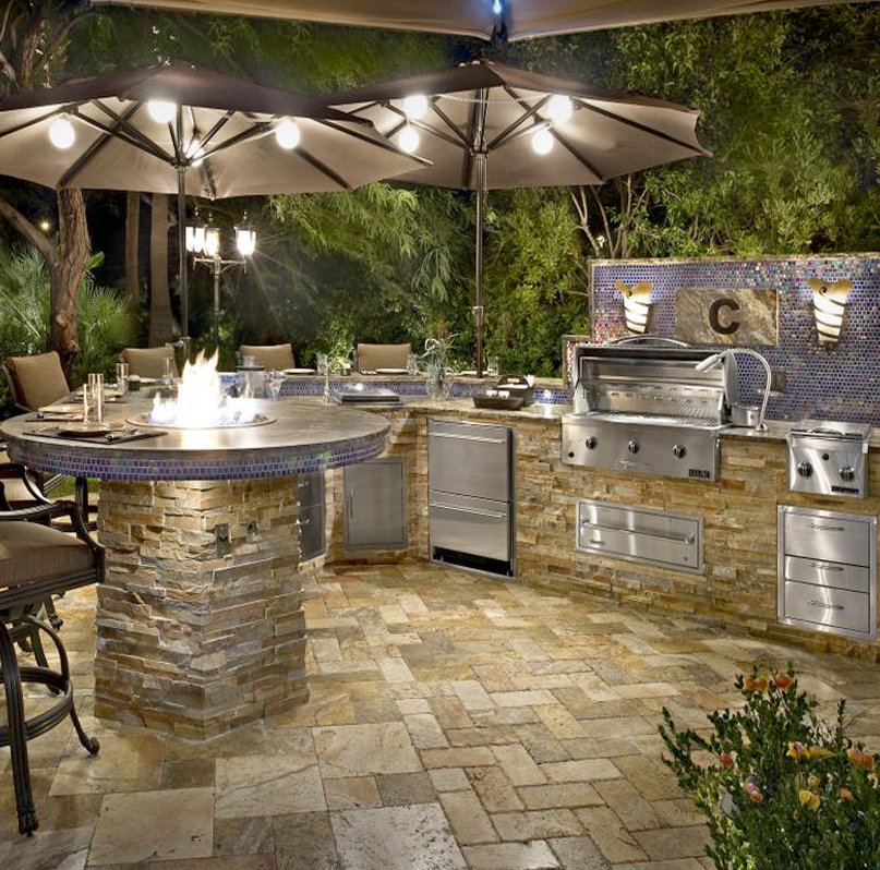 custom outdoor kitchens - paradise outdoor kitchens • outdoor grills