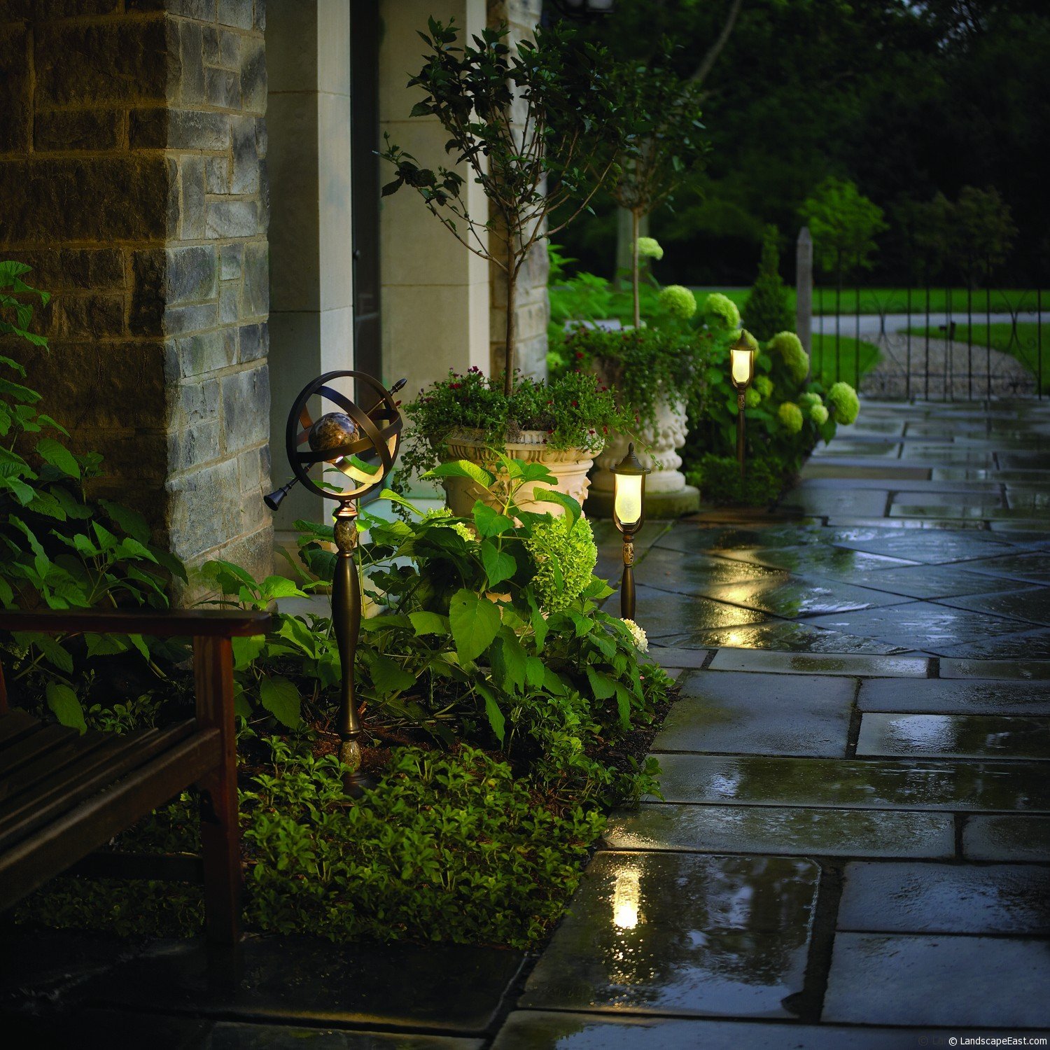 portland landscapers offer unique lighting ideas for outdoor living areas