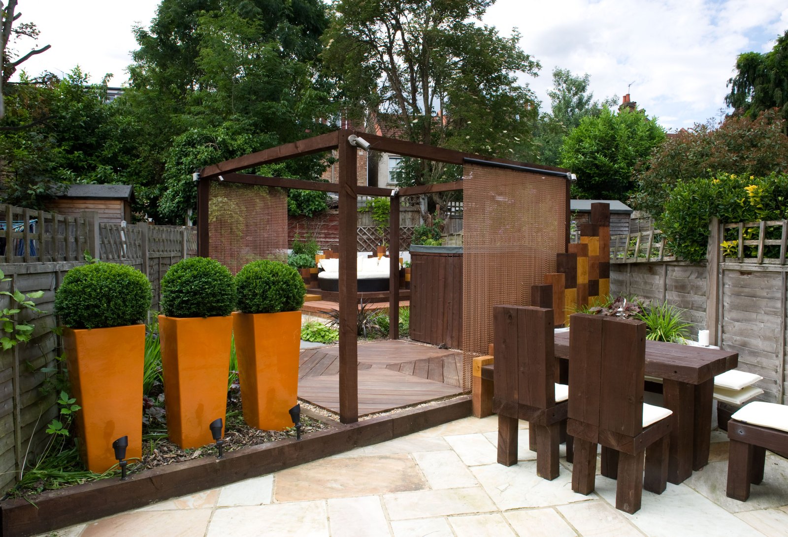 big garden ideas, small garden design space? - creating the illusion of