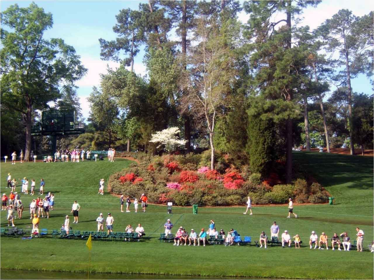 die vier major golf turniere: us masters - u.s. open - open