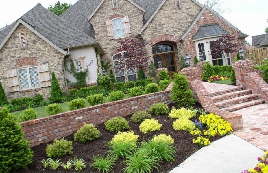 landscaping ideas for front yard on a hill - garden design