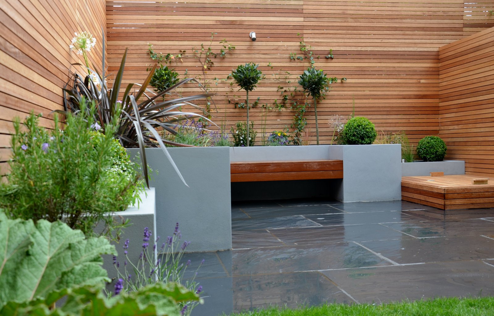modern garden design london - london garden design