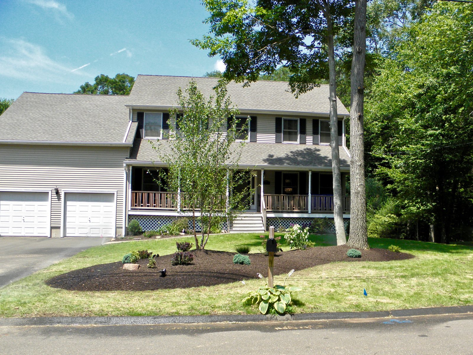 front yard island | popel landscaping and design, llc