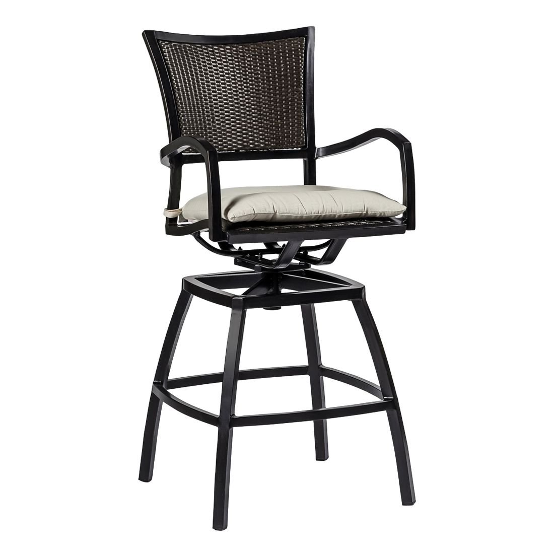 aire swivel barstool - outdoor furniture bar stools