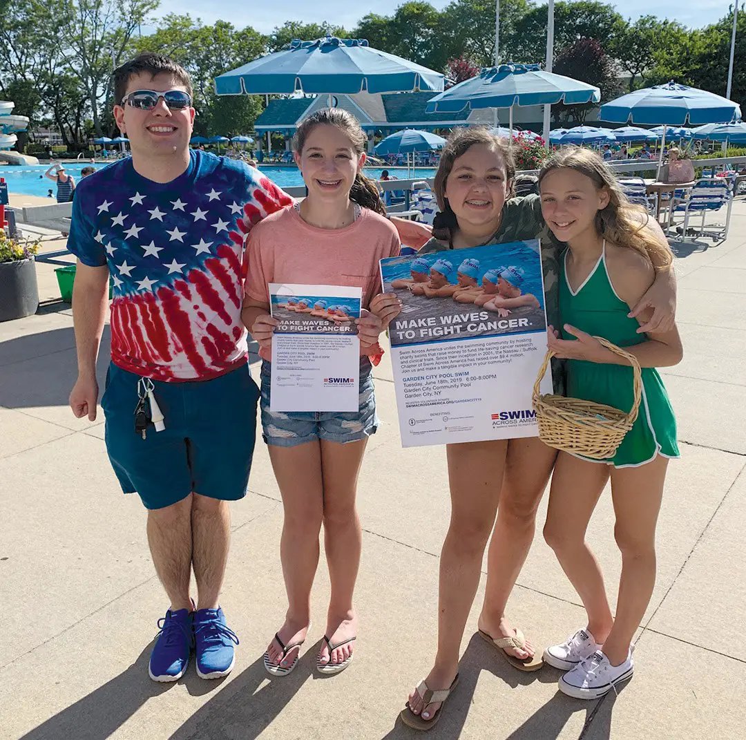 swim across america at the garden city pool on june 18th | garden