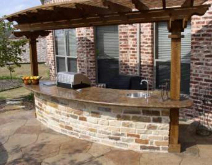 concrete outdoor bar designs | hawk haven