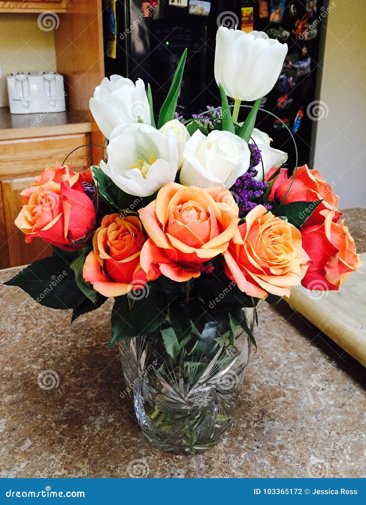 flowers of love stock photo. image of glass, tulips - 103365172